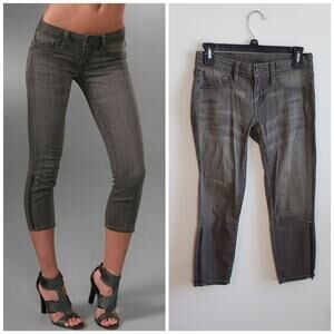 Genetic Denim The Kyle Silver Cropped Jeans Size 25 ~ Edgy Grunge Streetwear